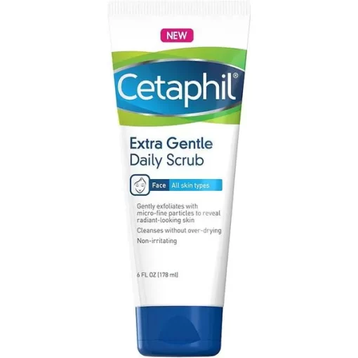 Cetaphil Extra Gentle Daily Scrub (For All Skin Types), 6 fl oz.