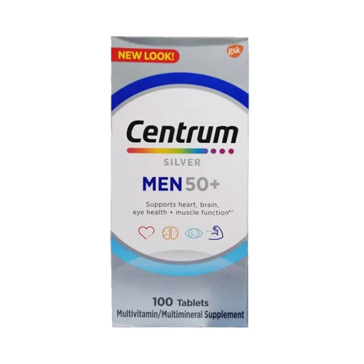 Centrum Silver Men 50+ Multivitamin/multimineral Supplement 100 Tablets