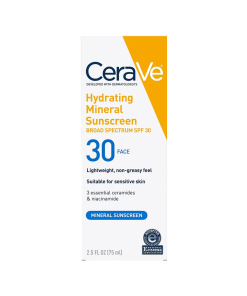 Cerave Hydrating Minereal Sunscreen Face lotion spf 30