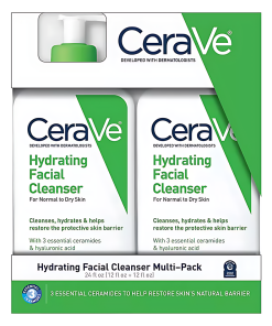 Cerave Hydrating Facial Cleanser 12 oz pack of 2
