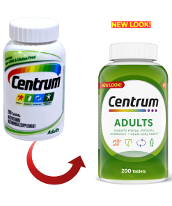 Centrum Multivitamin Complete Adults, Multivitamin/Multimineral Supplement, 200 Tablets