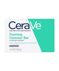 CeraVe Foaming Cleansing Bar For Oily Skin 4.5 Oz 128g
