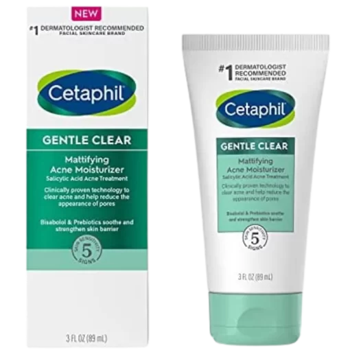 Cetaphil Gentle Clear Mattifying Acne Moisturizer 3 fl oz (89mL)