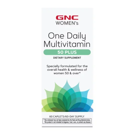 GNC Womens One Daily Multivitamin 50 Plus Dietary Supplements, 60 Caplets