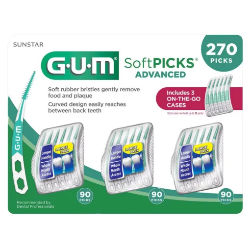 Gum Soft Picks Original Food And Flaque Removal 270 ct