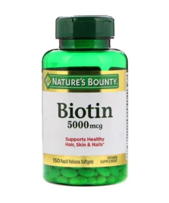 Natures Bounty Biotin 5000 mcg 150 Softgels