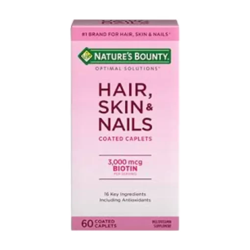 Natures Bounty Hair, Skin & Nails 3000 Mcg Biotin 60 Coated Caplets
