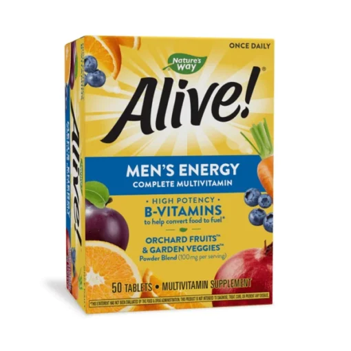 Natures Way Alive! Mens Energy Complete Multivitamin 50 Tablets