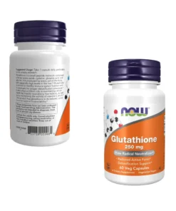 Now Foods Glutathione, 250mg Dietary Supplement, 60 Caps