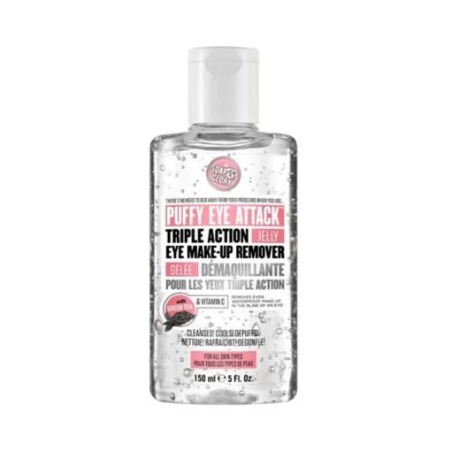 Soap & Glory Puffy Eye Attack Tripple Action Jelly Eye Makeup Remover 5 Fl Oz 150 ml