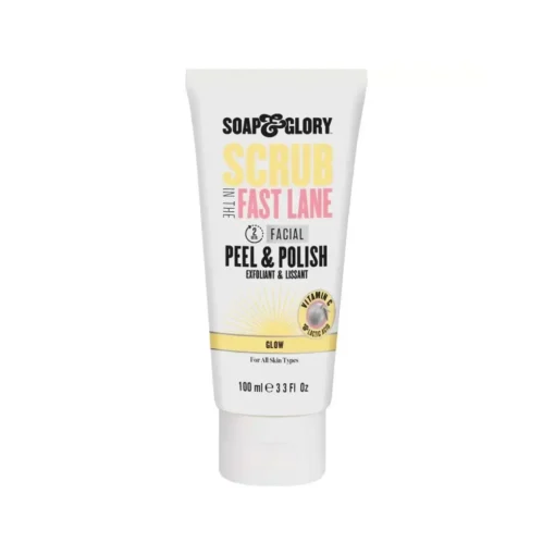 Soap & Glory Scrub in the Fast Lane 2 Minute Facial Peel & Polish 100 ml 3.3 Fl oz
