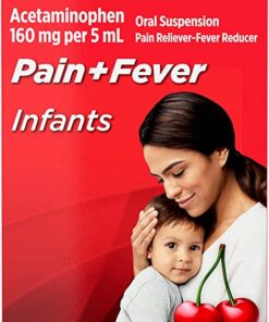 Tylenol Infants Acetaminophen Pain + Fever Cherry Flavor 160 Mg 2 Fl Oz
