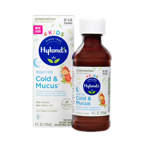 Hylands 4Kids Cold & Mucus No Sugar or DYES 2-12 Years 118ml