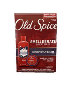Old Spice Smellebrate Great Nightpanther Shampoo + Pomade & Free OLd Spice Srickers