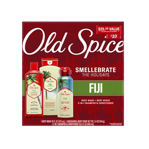 Old Spice Smellebrate The Holidays Fiji Value Pack