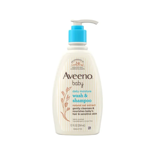 Aveeno Baby Gentle Wash & Shampoo with Natural Oat Extract 12 FL OZ 354ml