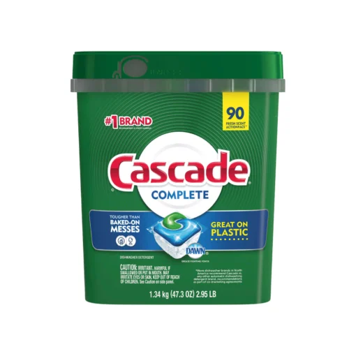 Cascade Complete Dishwasher Detergent 90 Actionpacs 1.34 kg