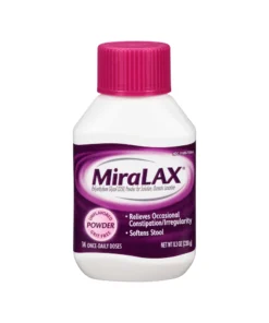 Miralax Laxative Powder for Gentle Constipation Relief Stool Softener 14 Doses 8.3 OZ 238g