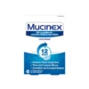 Mucinex Expectorant 12 Hour Relief of Chest Congestion Tablets 600 Mg 20ct