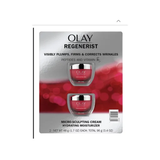 Olay Regenerist Micro Sculpting Cream Hydrating Moisturizer 1.7 OZ 48g Each