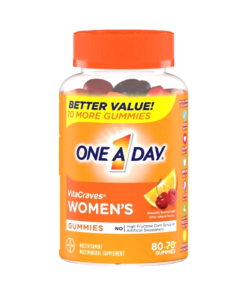 One A Day Women’s Multivitamin Gummies Supplement 80 Gummies