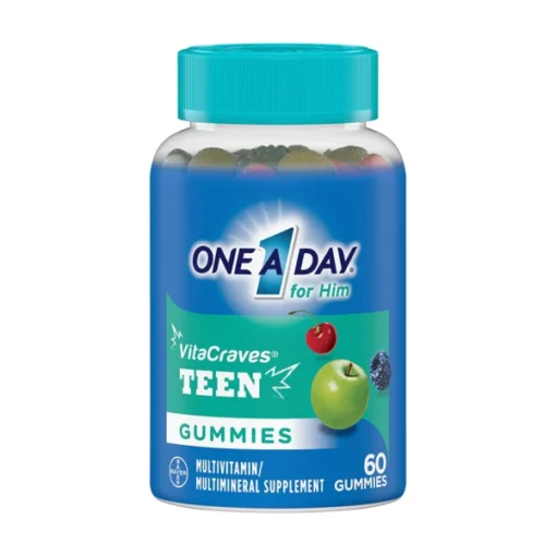 One A Day for Him VitaCraves Teen Multivitamin 60 Gummies