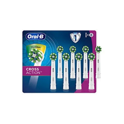 Oral-B CrossAction Electric Toothbrush Replacement Brush Heads 8 Ct.