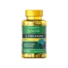 Puritans Pride L Theanine 200MG Per Serving Supports A calm Relaxed Mood 60 Capsules