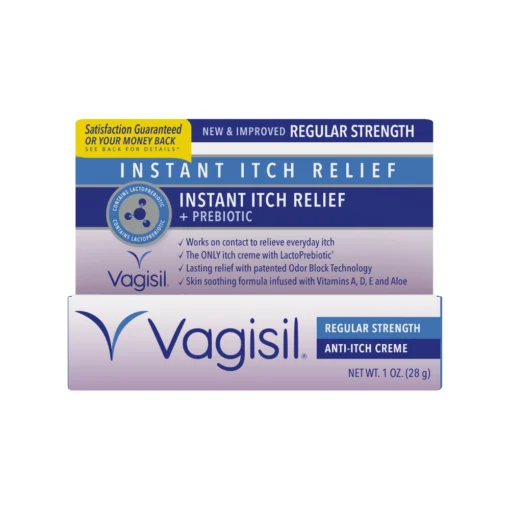 Vagisil Regular Strength Moisturizing Anti-Itch Cream 1.0 Oz