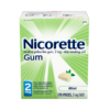 Nicorette Nicotine Polacrilex Gum 2 Mg Stop Smoking Aid Mint 170 Pieces 2 mg Each