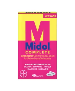 Midol Complete with Acetaminophen Relief of Cramps & Headache 40 Caplets
