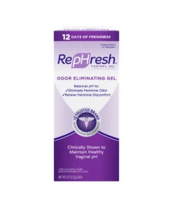 Rephresh Odor Eliminating Vaginal Gel 4 Tube 0.07OZ 2g Each