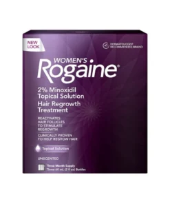 Rogaine Women's Hair Regrowth Treatment Topical Solution Three Month Supply