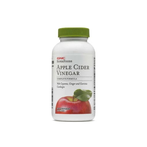 GNC SuperFoods Apple Cider Vinegar Tablets 120 ea