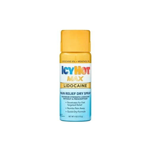 Icy Hot Lidocaine Dry Spray - 4.0 oz