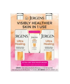 Jergens Ultra Healing Extra Dry Skin Moisturizers (2 - 21 Fl. Oz. & 1 - 3 Oz.)