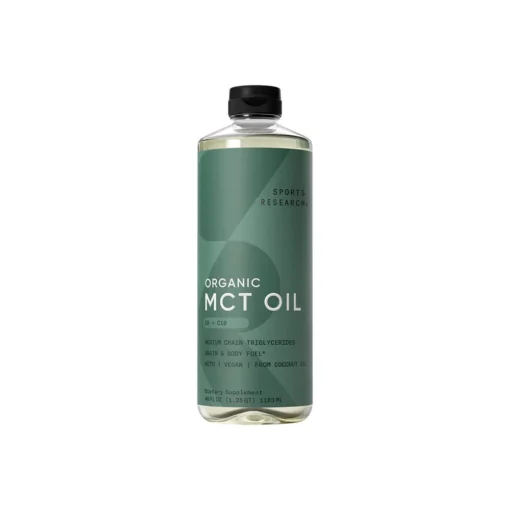 Organic MCT Oil Medium Chain Triglycerides Unflavored 40 Fl Oz