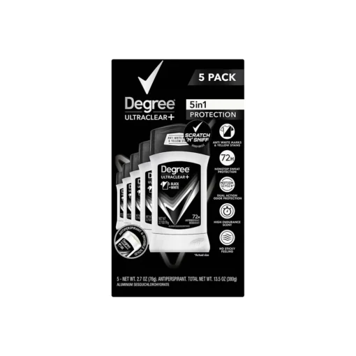 Ultraclear+ Anti-Perspirant Deodorant For Men 5 Pack