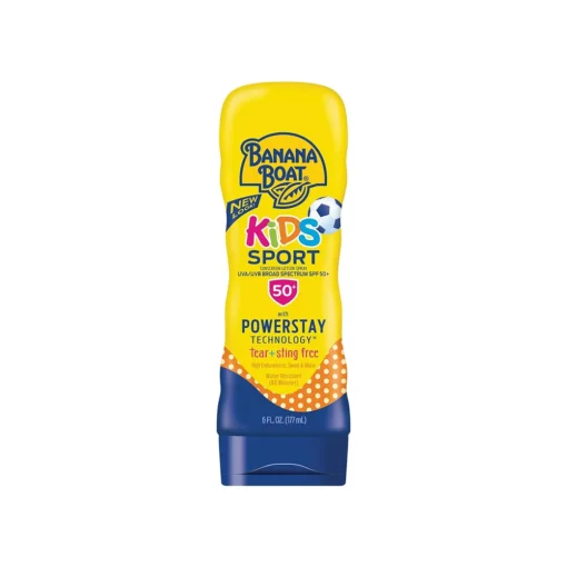 Banana Boat Kids Sport Continuous Sunscreen Lotion Spray SPF 50 6 OZ