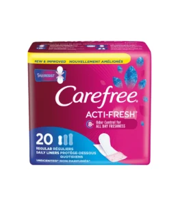 Carefree Acti-Fresh Twist Resist Body Shaped Pantiliners Unscented Regular - 20 Count