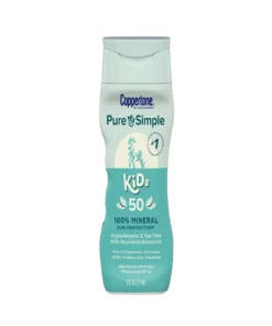 Coppertone Pure and Simple Kids Mineral Sunscreen Lotion - SPF 50 - 6 Fl Oz