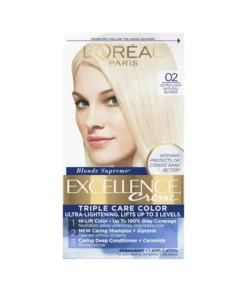 Loreal Paris Excellence Triple Protection Color Creme Level 3 Permanent - 02 Extra Light Natural Blonde
