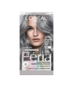 L'Oreal Paris Féria Multi - Faceted Shimmering Permanent Hair Color - Smokey Silver