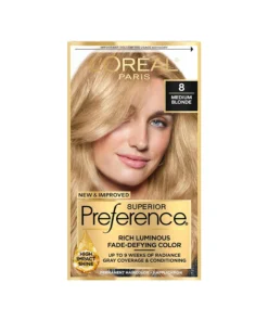 Loreal Paris Superior Preference Permanent Hair Color 8 Medium Blonde