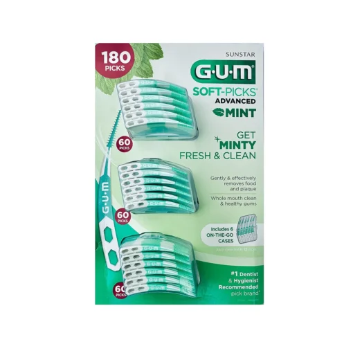 GUM Soft-Picks Advanced Mint 180-count