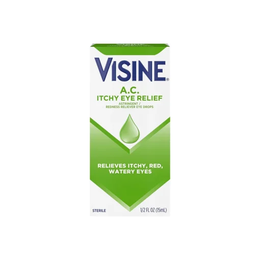 Visine A.C Astringent Redness Reliever Eye Drops 0.5 Fluid Ounce