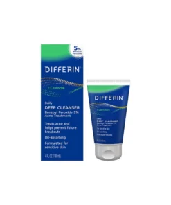 Differin Daily Deep Cleanser with Benzoyl Peroxide 4 Oz