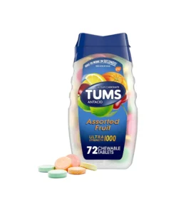 TUMS Ultra Deliciously Assorted Fruit 72 Tablets