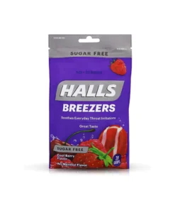HALLS Breezers Drops Sugar Free Cool Berry 20