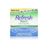 Refresh Tears Lubricant Eye Drops Moisture Drops for Dry Eyes. 4- 0.5 fl oz. bottles and 1- 0.17 fl oz bottle